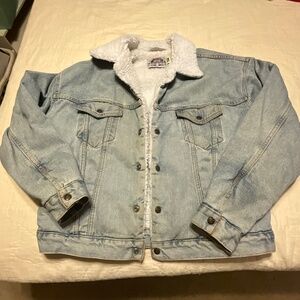 Vintage Levis Mens Sherpa Lined Truckers Jacket size Large